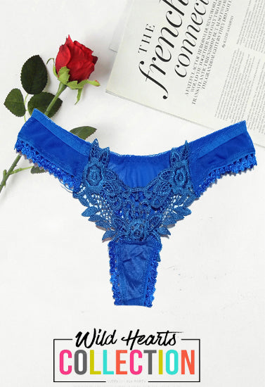 Very Very Sexy Royal Blue Thong - Pionie