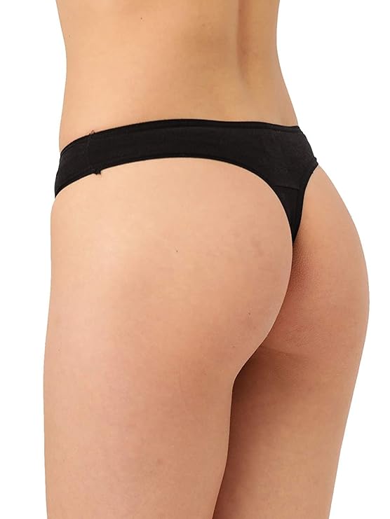 3-Pack Women's Everyday Thong Panty Set - Pionie