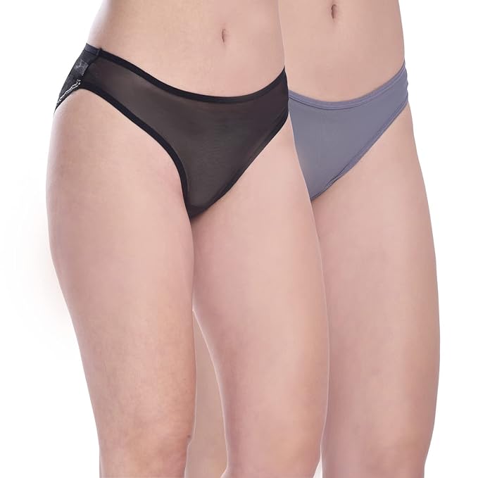 Women's Transparent Lace Bikini Set - Pack of 2 - Pionie