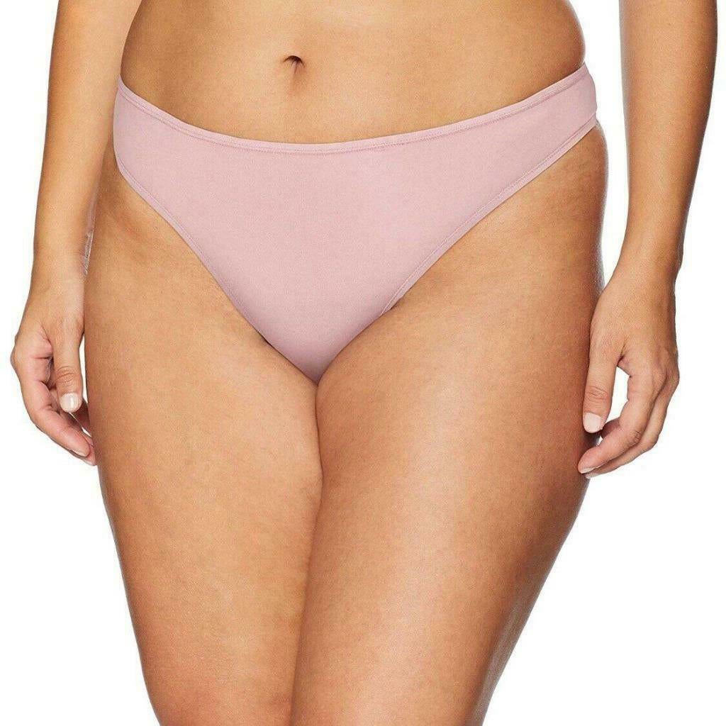 6 pack pure cotton multicolor thong panties - Pionie