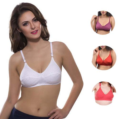 Total Comfort Cotton Bras Pack of 4 - Pionie
