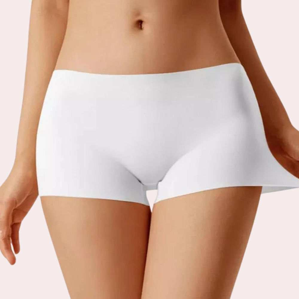 Women's Seamless Ice Silk Boyshorts Panties (4pcs) - Pionie