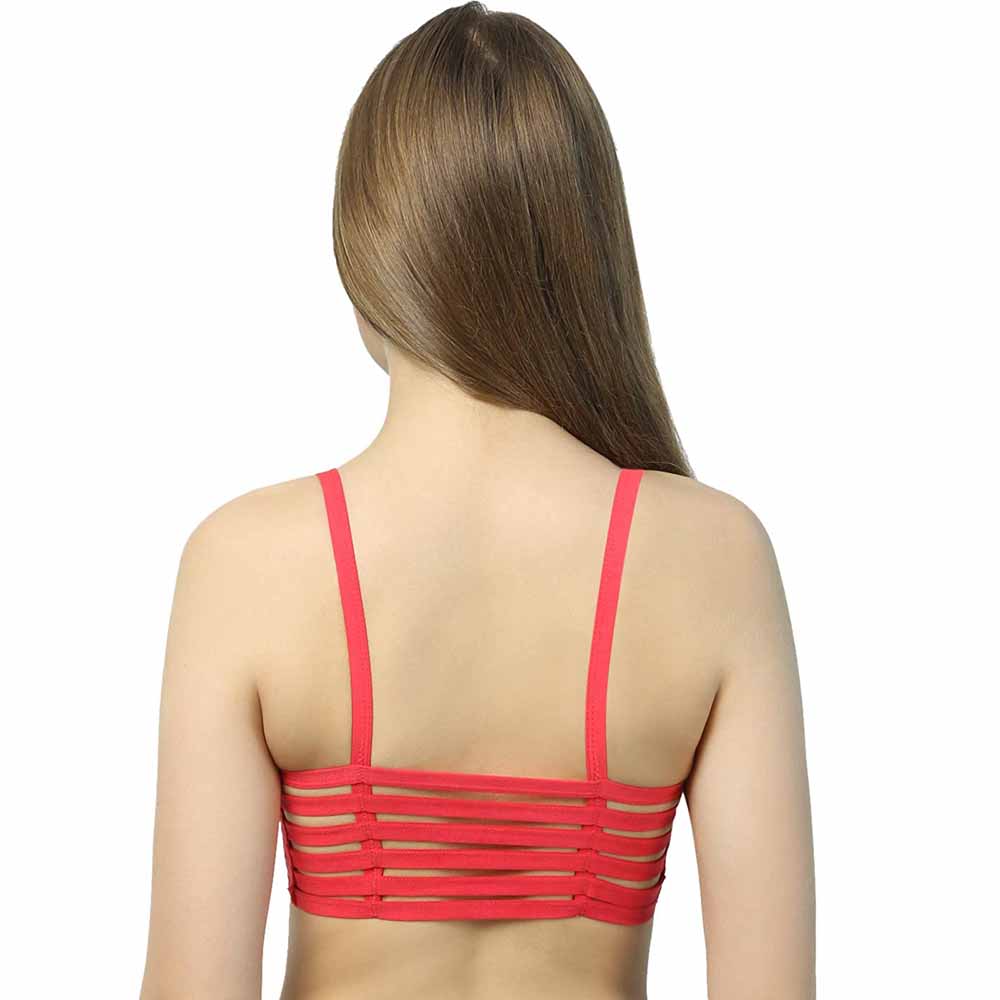 Sexy Back Stripe Bralette Bra - Pionie