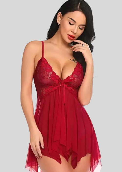 Mini Baby Doll Nightwear for Sultry Seduction - Pionie