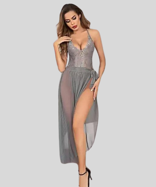 French Daina Lace Babydoll Lingerie - Pionie
