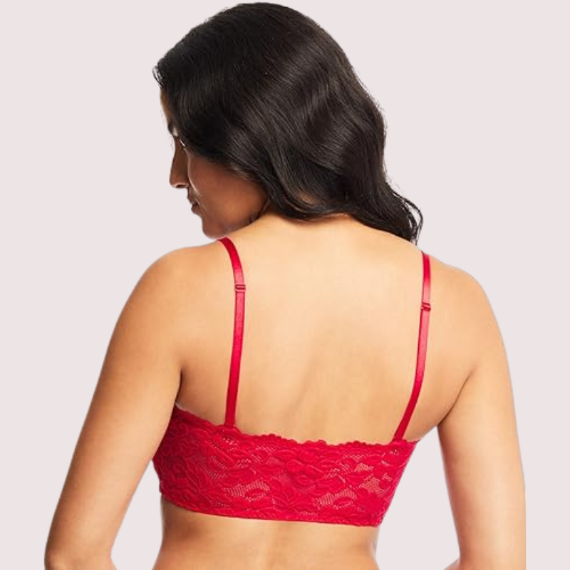 Unpadded Tube Bra with Adjustable Straps for Women - Pionie