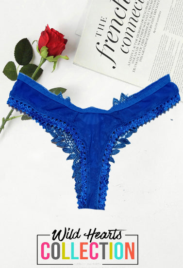 Very Very Sexy Royal Blue Thong - Pionie