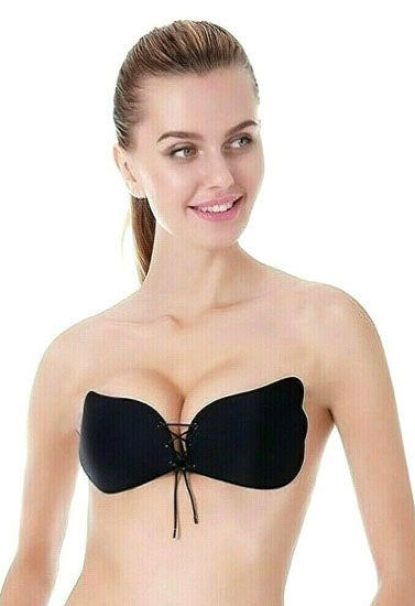 2 PACK Non-Wired Padded Stick-On Push-Up Bra