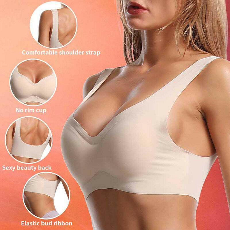 2 Pack Ultimate comfort non wire seamless bra 01