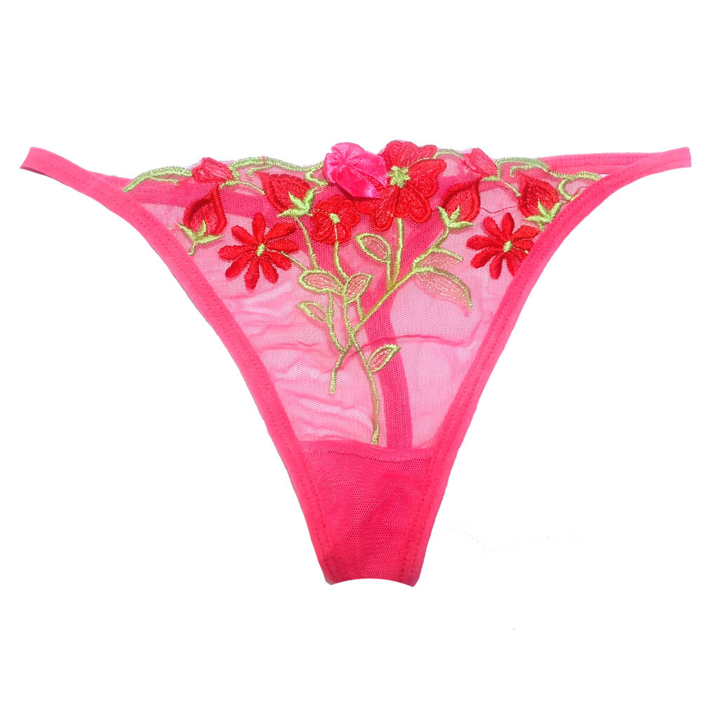 All Visible pink Transparent G-String thong - Pionie