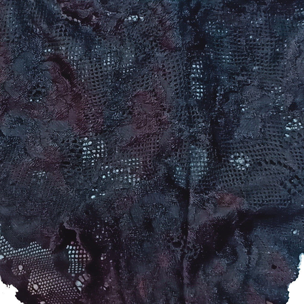 Black Floral Lace Female Panty - Pionie