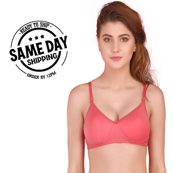 3 Pack Seamless padded T shirt bra 01