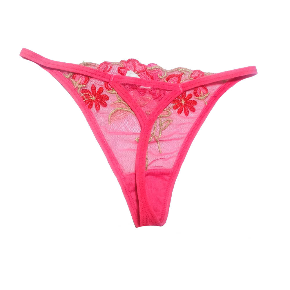 All Visible pink Transparent G-String thong - Pionie