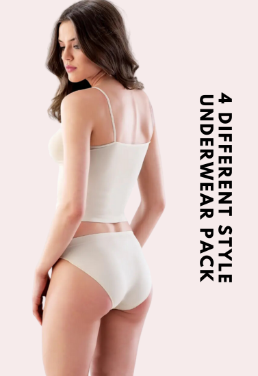 4 Different Style Underwear Pack - Pionie