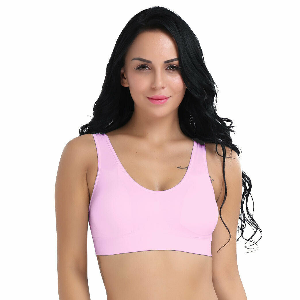 5 pack medium impact Comfort Sports Bras - Pionie