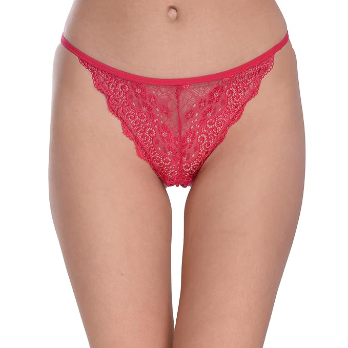 Women's Transparent Lace G-String Duo - Pionie