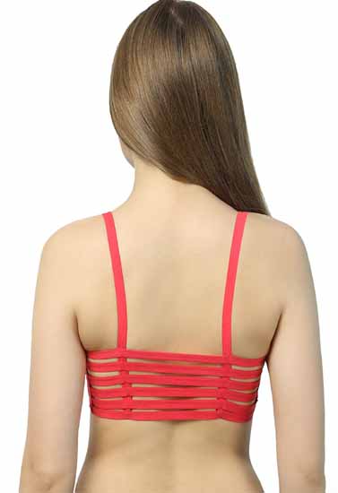 Sexy Back Stripe Bralette Bra - Pionie