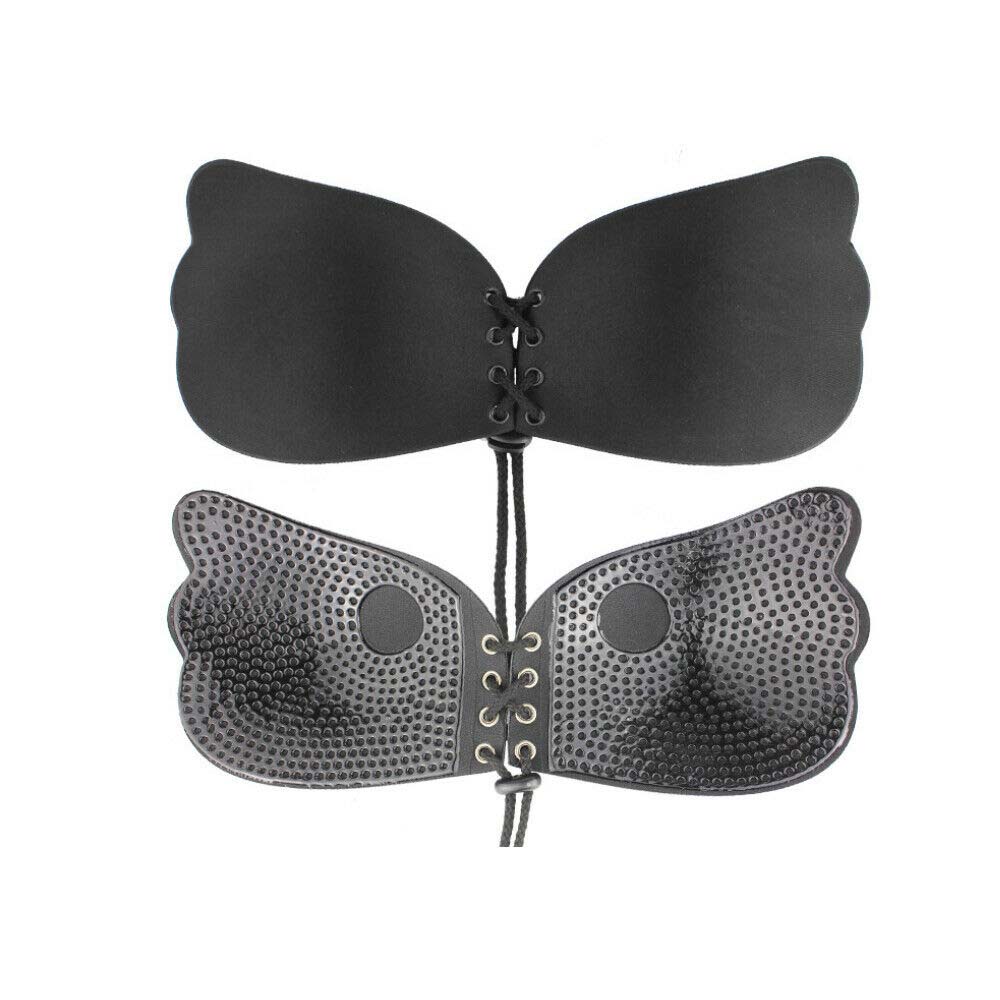 Solid Non-Wired Padded Stick-On Push-Up Bra 03