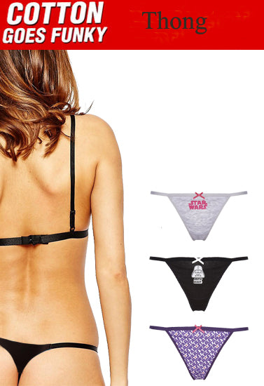 Easy Reliable Cotton String Thong Pack- 3 - Pionie