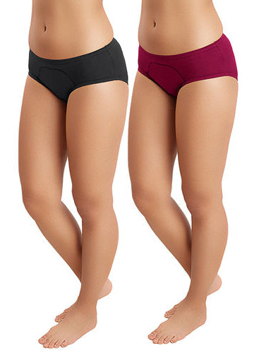 Everyday Plain Plus Size Two Bottoms + 1 Free Bra - Pionie