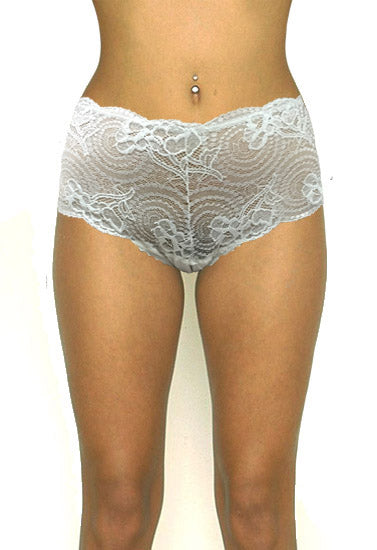 Female Floral Daisy Lace Boyshorts - Pionie