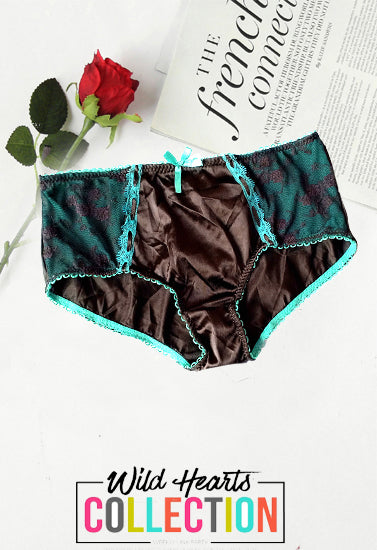 LD ROSE Two Tone Lace Brief Underwear - Pionie