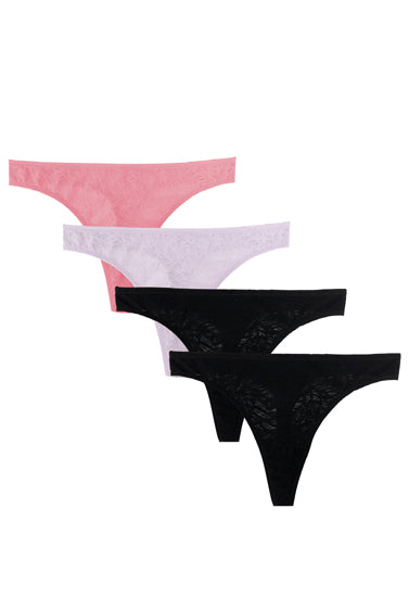 Sexy Lace thong panties pack of 4 - Pionie