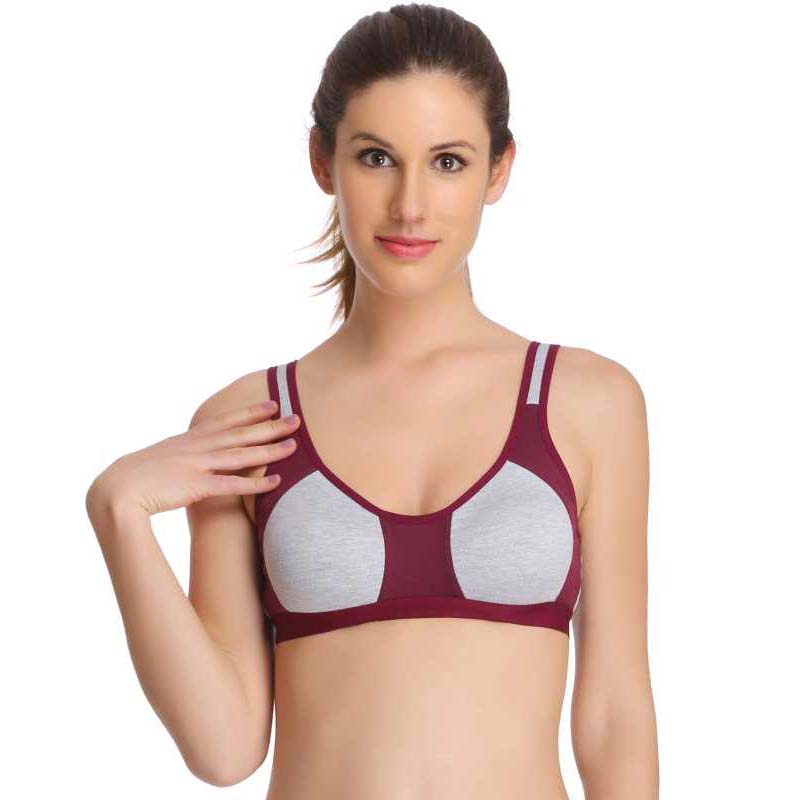 Medium Impact non padded sports bra pack of 3 - Pionie