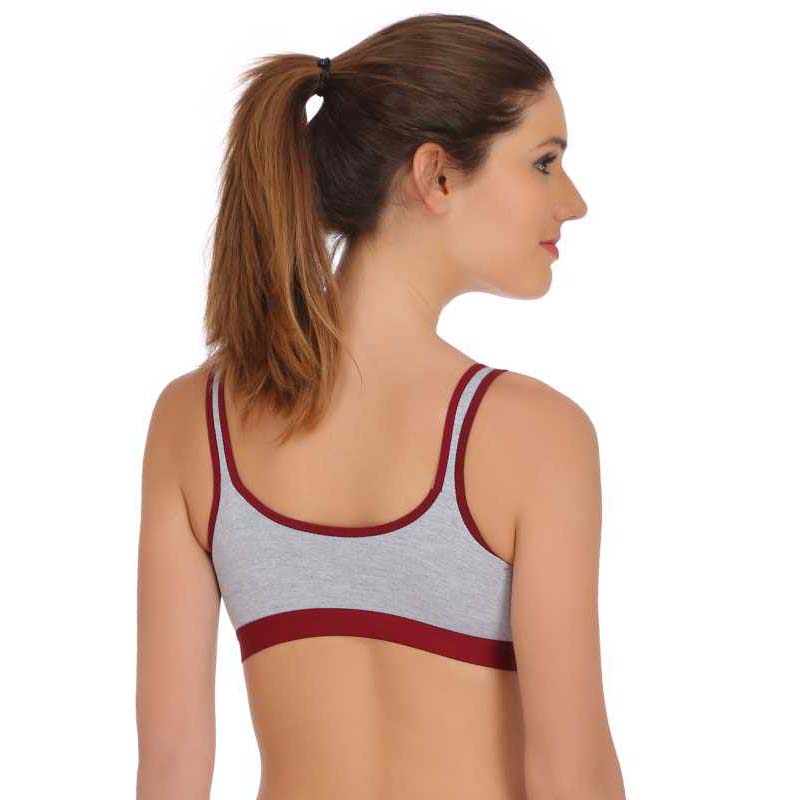 Medium Impact non padded sports bra pack of 3 - Pionie