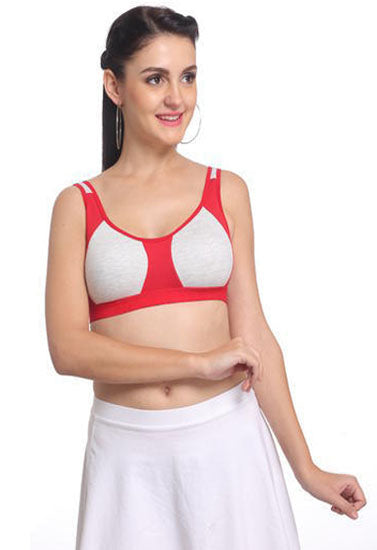 Non padded medium impact Sports bra 01