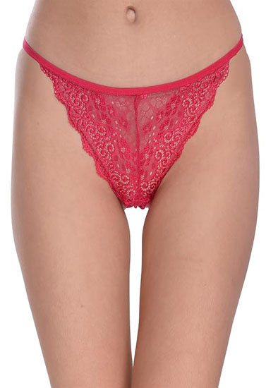 Women's Transparent Lace G-String Duo - Pionie