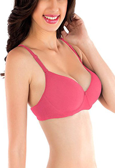 Pinkish Padded Bra - Pionie