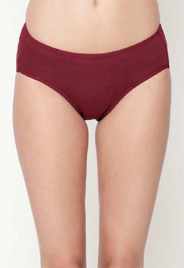 Comfy  Snazzy Way Women's Best Fitting Plus Size Maroon Cotton Panties(Pkt of 2) - Pionie