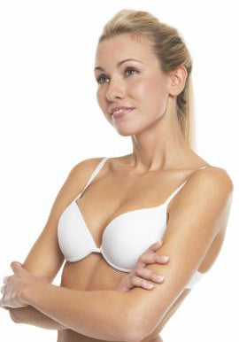 Seamless White Push Up Bra By Hushh - Pionie