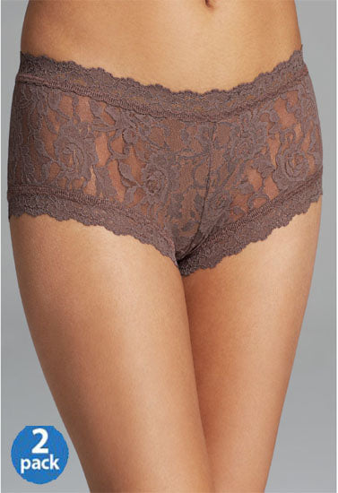 Sensual Brown Lace 2 Piece Panties - Pionie