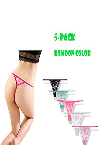 Sexy G-String Thong Panty Underwear Pack Of 5 - Pionie