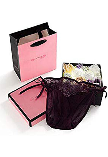 Lace Brief + String Lace Panties Gift Box - Pionie