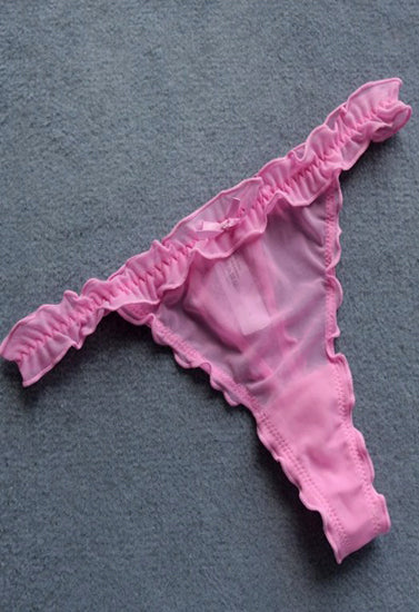 Sexy T Back Ultra Thin Pink G-String - Pionie