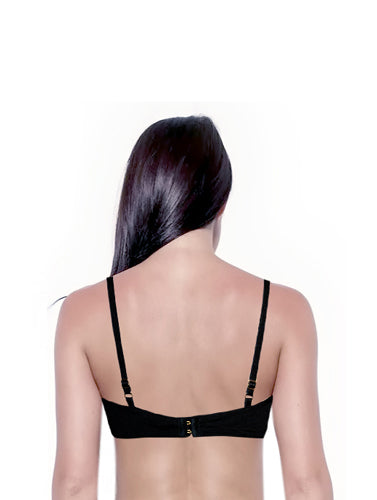 TCM Stunning Glossy Black Sports Bra - Pionie