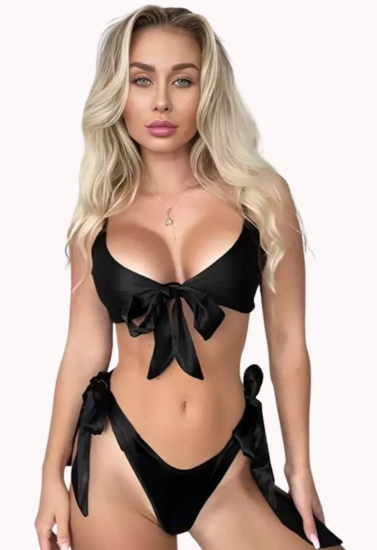 Seductive satin lingerie for her - Pionie