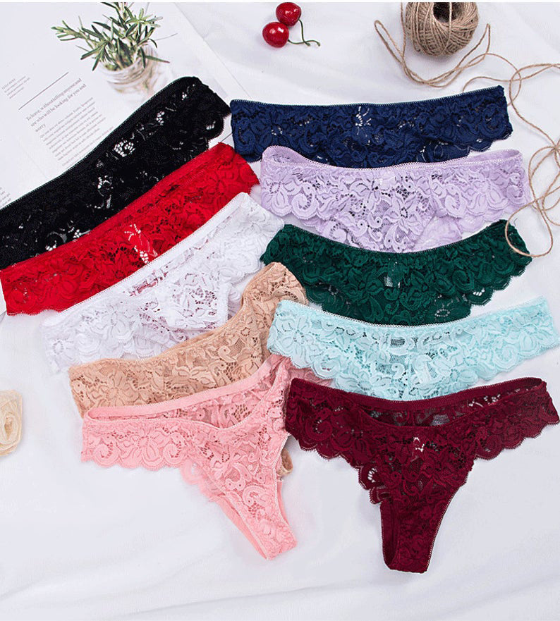 2 Pack Very sexy lace thong panties - Pionie