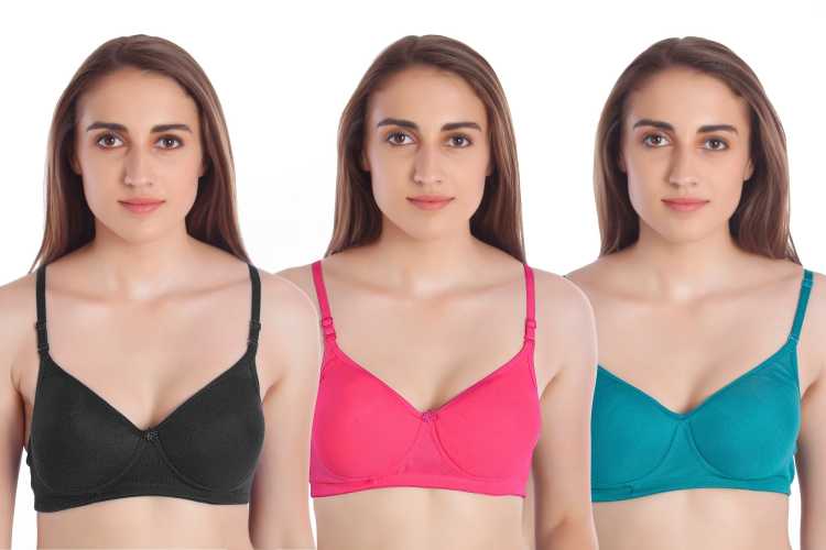 Women Full Coverage Lightly Padded Multicolor Bra - Pionie