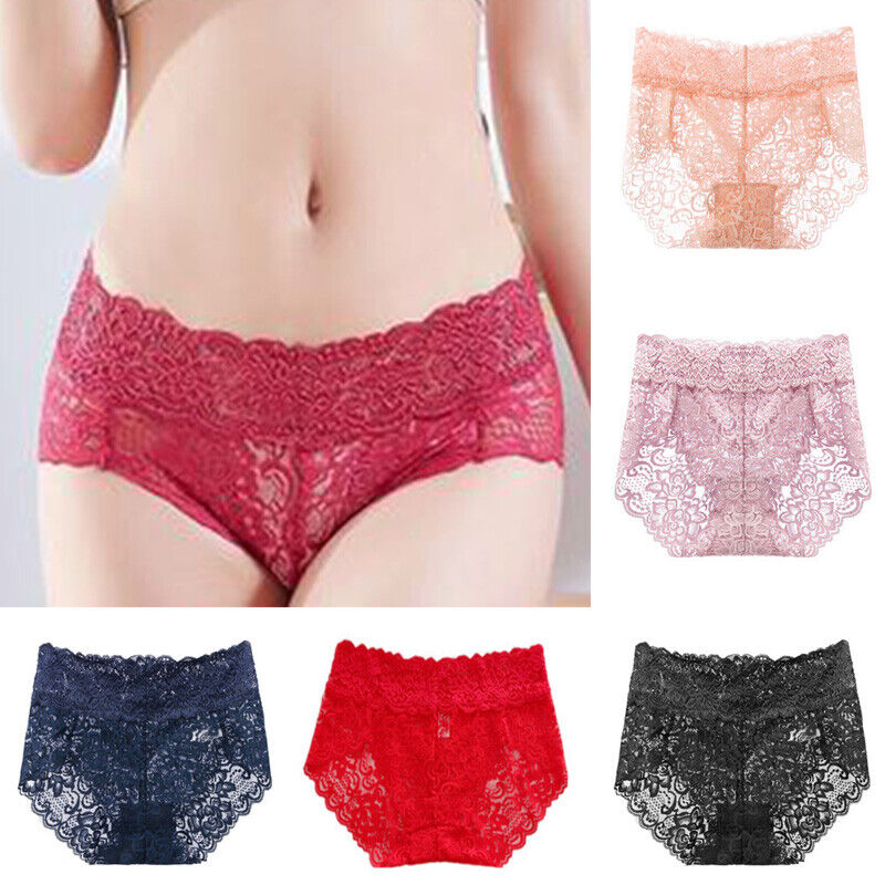 Sexy Lace High Waist Underwear Pack (of 5) - Pionie