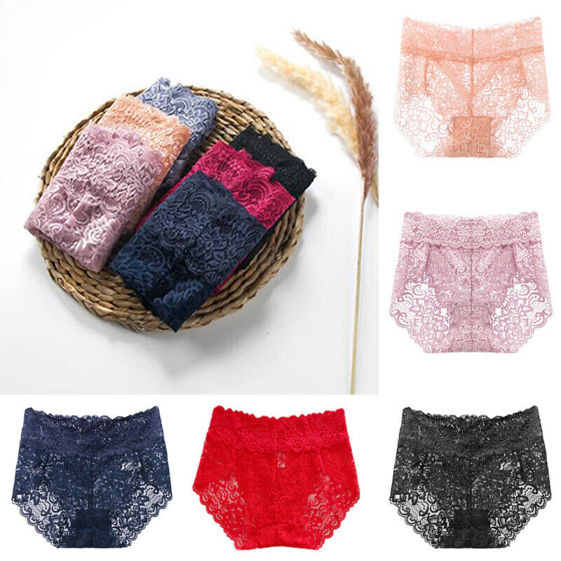 Sexy Lace High Waist Underwear Pack (of 5) - Pionie