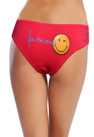 Women's Smiley World Cotton Comfort Bikini Panty PK Of 2 - Pionie