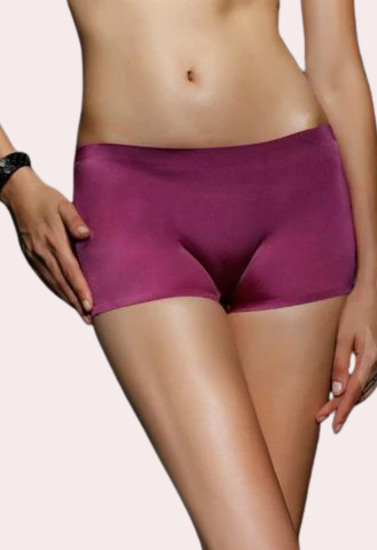 Women's Seamless Ice Silk Boyshorts Panties (4pcs) - Pionie