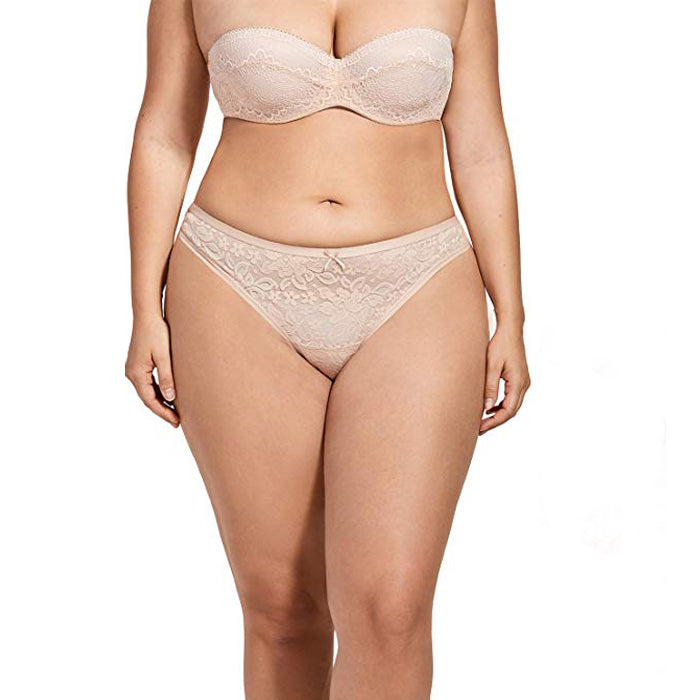Xhilaration Floral All Visible Lace Thong Panty 01