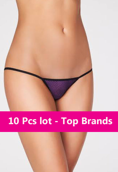 Wholesale Lot Of - 10 Pc. G-String Panties - Pionie