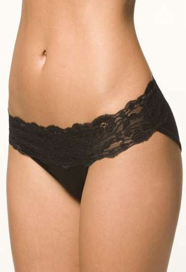 cheeky Black Lace Transparent panty - Pionie