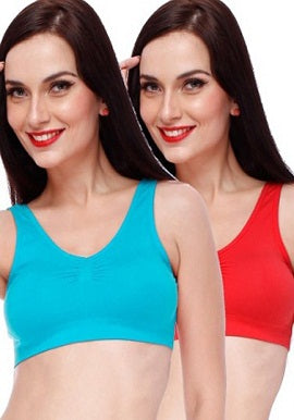 Comfy Pack Of 2 Sports Bra - Pionie